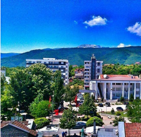 Deçani Stadt Zentrum